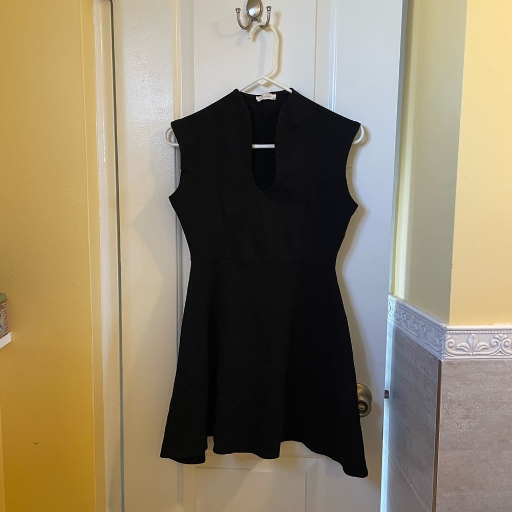 Vintage 1990s Black Tailored Top